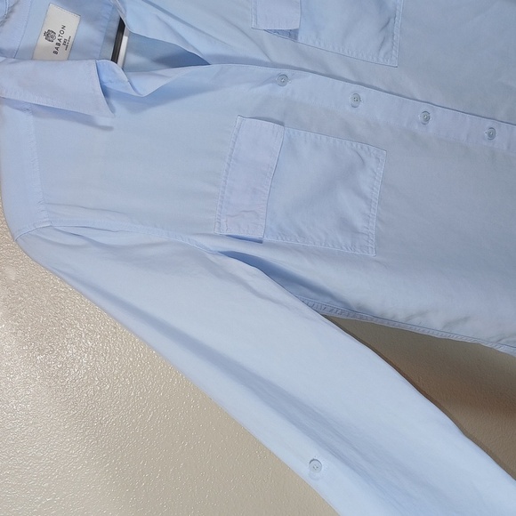 Babaton utility poplin shirt in light blue 2XS - Picture 5 of 13